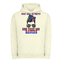 Pigment Pistachio just call me pretty and take me racing Urban Hoodie - JahusDesignShop