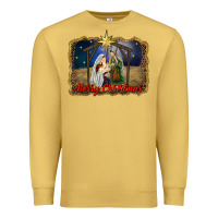 Merry Christmas Holy Family Premium Sweatshirt | Teevron