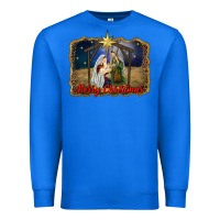 True Royal merry christmas holy family Premium Sweatshirt - RanaPortraitStore