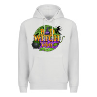 Dove Grey bad witch vibes Premium Hoodie - BundleAndBundleShop