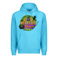 Ocean Blue bad witch vibes Premium Hoodie - BundleAndBundleShop