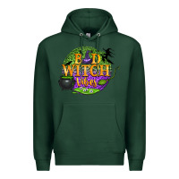 Sports Green bad witch vibes Premium Hoodie - BundleAndBundleShop