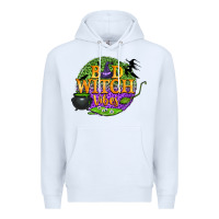 White bad witch vibes Premium Hoodie - BundleAndBundleShop