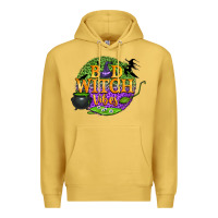 Antique Gold bad witch vibes Premium Hoodie - BundleAndBundleShop