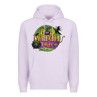 Lilac bad witch vibes Premium Hoodie - BundleAndBundleShop