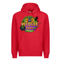 Red bad witch vibes Premium Hoodie - BundleAndBundleShop