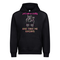 Black just call me pretty and take me racing Urban Hoodie - JahusDesignShop