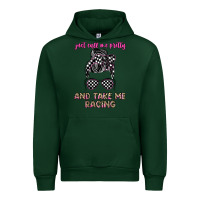Forest Green just call me pretty and take me racing Urban Hoodie - JahusDesignShop