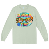 Matcha summer time sunset glasses Long Sleeve Tee - BarkalooDesign