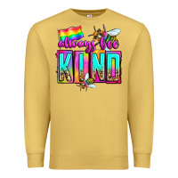 Antique Gold always bee kind Premium Sweatshirt - Zillion Design Studio