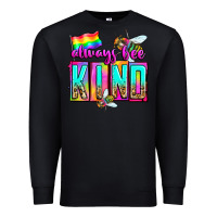 Black always bee kind Premium Sweatshirt - Zillion Design Studio
