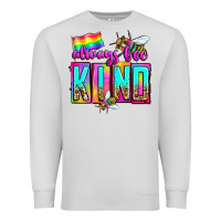 Dove Grey always bee kind Premium Sweatshirt - Zillion Design Studio