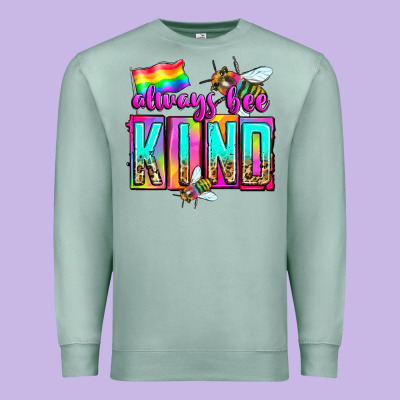 Always Bee Kind Premium Sweatshirt Designed By Zillion Design Studio