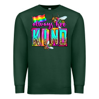 Sports Green always bee kind Premium Sweatshirt - Zillion Design Studio