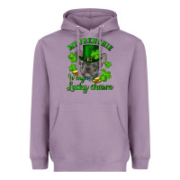 Lavender st.patrick's day my french bulldog is my lucky charm Heavyweight Hoodie - RanaPortraitStore