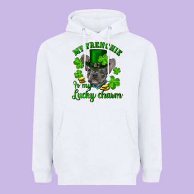 Heavyweight Hoodie st.patrick's day my french bulldog is my lucky charm
