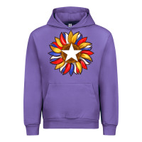 Tulip american flag and sunflower with star Urban Hoodie - Artiststas