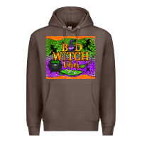 Coffee bad witch vibes tumbler Premium Hoodie - BundleAndBundleShop