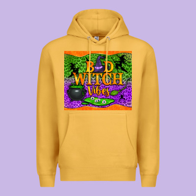 Bad Witch Vibes Tumbler Premium Hoodie Designed By Bundleandbundleshop
