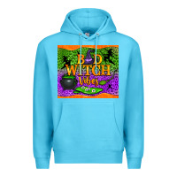 Ocean Blue bad witch vibes tumbler Premium Hoodie - BundleAndBundleShop