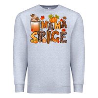 Heather Grey mama spice Premium Sweatshirt - texasbilliewilder