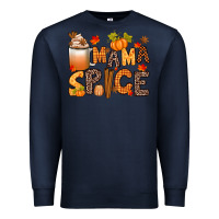 Navy mama spice Premium Sweatshirt - texasbilliewilder