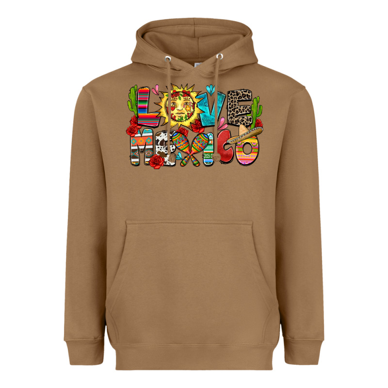 Love Mexico Heavyweight Hoodie by Zillion Design Studio | Teevron