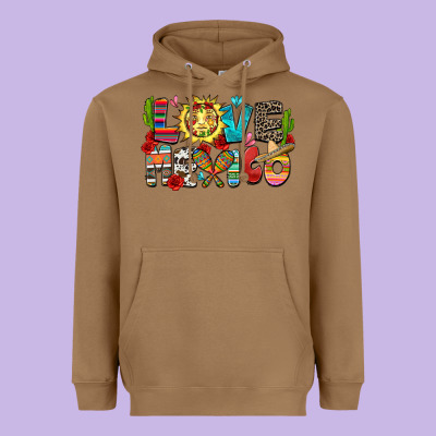 Love Mexico Heavyweight Hoodie Designed By Zillion Design Studio