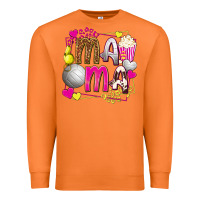 Carrot mama volleyball with popcorn Premium Sweatshirt - texasbilliewilder