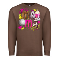 Chestnut mama volleyball with popcorn Premium Sweatshirt - texasbilliewilder