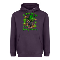 Plum st.patrick's day my shepherd is my lucky charm Heavyweight Hoodie - RanaPortraitStore