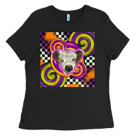 Black halloween  calf scottish Ladies Tee - BarkalooDesign