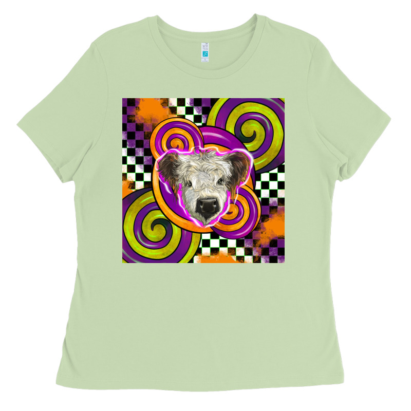 Halloween  Calf Scottish Ladies Tee by BarkalooDesign | Teevron