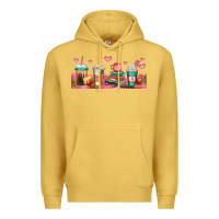 Antique Gold teacher fuel coffee cups Premium Hoodie - Jasminsmagicworld