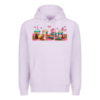 Lilac teacher fuel coffee cups Premium Hoodie - Jasminsmagicworld
