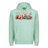 Seafoam teacher fuel coffee cups Premium Hoodie - Jasminsmagicworld