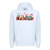 White teacher fuel coffee cups Premium Hoodie - Jasminsmagicworld