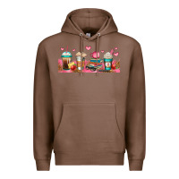 Chestnut teacher fuel coffee cups Premium Hoodie - Jasminsmagicworld