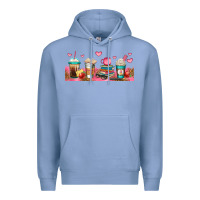 Colony Blue teacher fuel coffee cups Premium Hoodie - Jasminsmagicworld