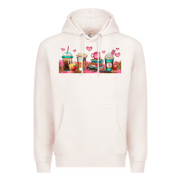 Pale Pink teacher fuel coffee cups Premium Hoodie - Jasminsmagicworld