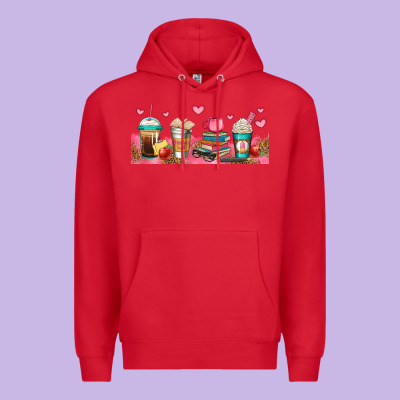 Teacher Fuel Coffee Cups Premium Hoodie Designed By Jasminsmagicworld