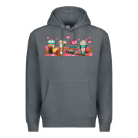 Rock teacher fuel coffee cups Premium Hoodie - Jasminsmagicworld