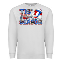 Dove Grey tis' the season volleyball Premium Sweatshirt - Zillion Design Studio