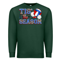 Sports Green tis' the season volleyball Premium Sweatshirt - Zillion Design Studio