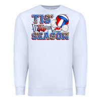 White tis' the season volleyball Premium Sweatshirt - Zillion Design Studio