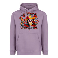 Lavender la mama mas chingona Heavyweight Hoodie - Zillion Design Studio