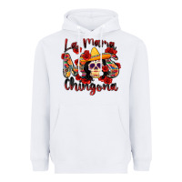White la mama mas chingona Heavyweight Hoodie - Zillion Design Studio
