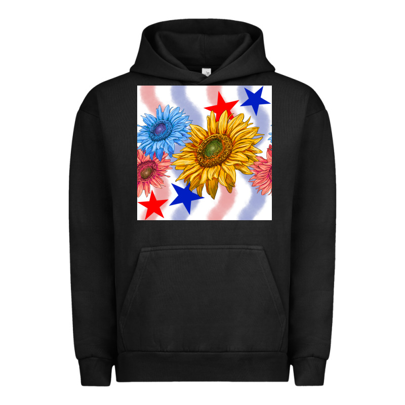 Patriotic Sunflowers Urban Hoodie by BundleAndBundleShop | Teevron