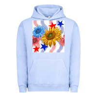 Pigment Grape Ice patriotic sunflowers Urban Hoodie - BundleAndBundleShop