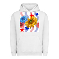 Pigment Lunar Rock patriotic sunflowers Urban Hoodie - BundleAndBundleShop